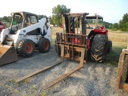 MANITOU-KD HAWK M30H FORKLIFT,  CAT DIESEL, SHUTTLE SHIFT, 3-STAGE MAST, 6'