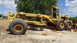 CATERPILLAR 16 MOTOR GRADER,  CAB, ALL HYDRAULICS, 23.5-25 TIRES