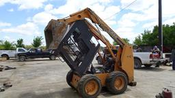 2007 CASE 430 SKID STEER LOADER,  ROPS CAGE,  AUXILIARY HYDRAULICS, GP BUCK