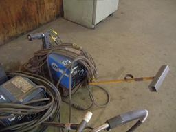 MILLER MARK IV CC/CV DC WELDING MODULE  WITH (2) MILLER 221 WIRE FEEDER S#