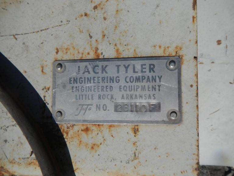 JACK TYLER AIR COMPRESSOR,  TWIN COMPRESSORS, (2) 5HP ELECTRIC MOTORS, 80 G