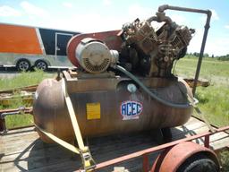 ACEC 25 HORSEPOWER AIR COMPRESSOR,  3 PHASE ELECTRIC, 250 GALLON TANK, SELL