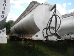 1999 LEDWELL LW40ADC BULK FEED TRAILER,  ALUMINUM, 9-COMPARTMENT, TANDEM AX