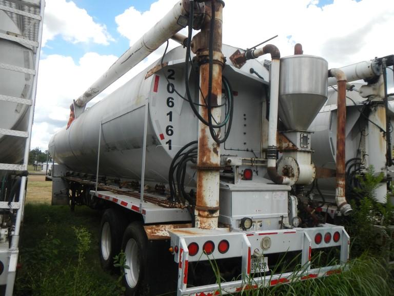 2000 LEDWELL LW40ADC BULK FEED TRAILER,  ALUMINUM, 9-COMPARTMENT, TANDEM AX