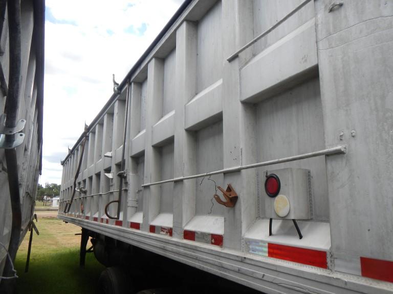 1986 SUMMITT AD36 END DUMP TRAILER,  TRI-AXLE DUALS, RAYCO SUSPENSION, 22.5