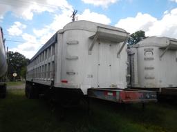 1986 SUMMITT AD36 END DUMP TRAILER,  TRI-AXLE DUALS, RAYCO SUSPENSION, 22.5