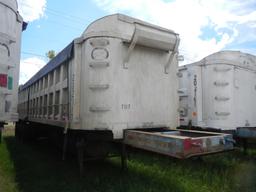 1981 SUMMITT AD36 END DUMP TRAILER,  TRI-AXLE DUALS, RAYCO SUSPENSION, 22.5