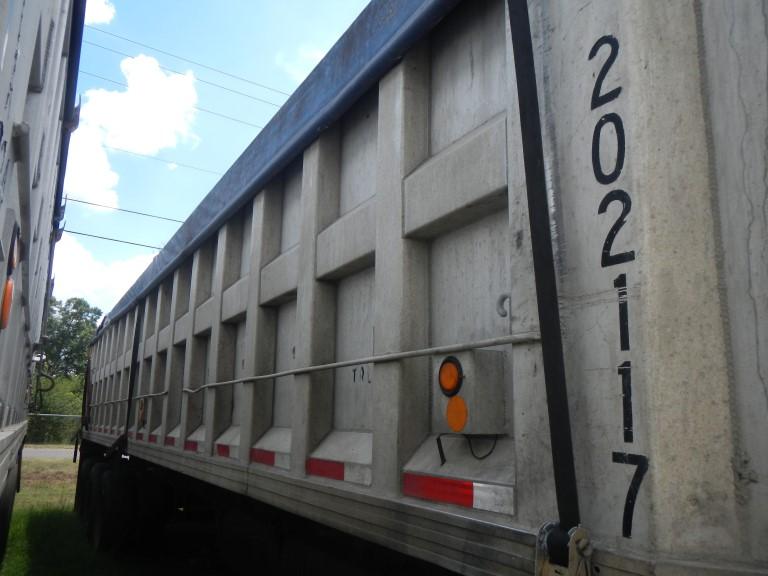 1981 SUMMITT AD36 END DUMP TRAILER,  TRI-AXLE DUALS, RAYCO SUSPENSION, 22.5