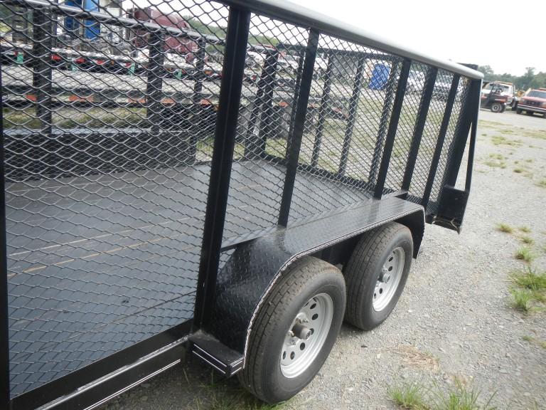 2018 TIGER 8316T LANDSCAPE TRAILER,  BUMPER PULL, 16', 48" SIDES WITH PIPE
