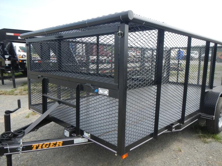 2018 TIGER 8316T LANDSCAPE TRAILER,  BUMPER PULL, 16', 48" SIDES WITH PIPE