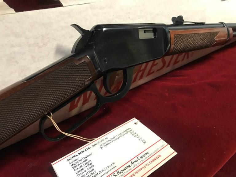 Winchester 9422 XTR Lever Action .22 Rifle – NIB W Paper Work, Never Been F