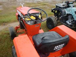 CASE 448 WHEEL TRACTOR,  ONAN 2 CYLINDER GAS, WITH CASE HYDRAULIC TILLER S#