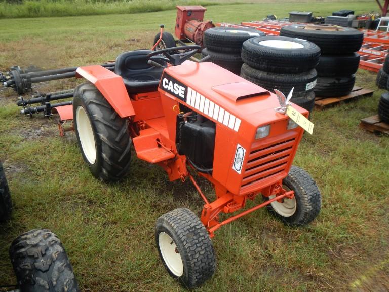 CASE 448 WHEEL TRACTOR,  ONAN 2 CYLINDER GAS, WITH CASE HYDRAULIC TILLER S#