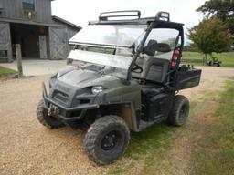 2011 POLARIS RANGER 800 ATV,  4X4, WENCH, TOP, WINDSHIELD, LIGHT KIT, DUMP