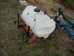 FIMCO SPRAYER  WITH 60 GALLON TANK, ELECTRIC PUMP, SPRAY BOOM WITH HAND SPR