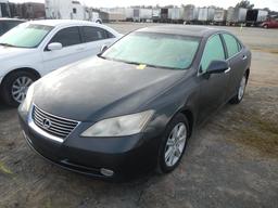 2007 LEXUS ES350 CAR, 255K + mi,  4 DOOR, 6 CYLINDER GAS, AUTOMATIC, AC, PS