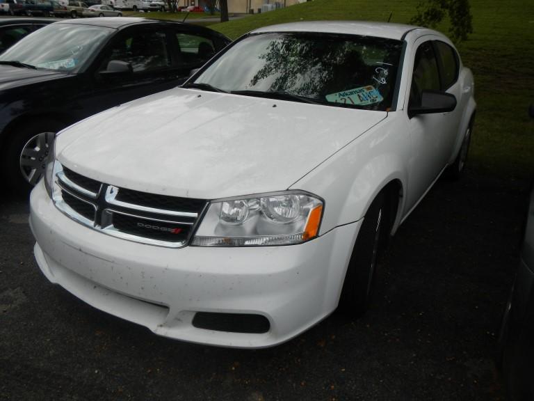 2012 DODGE AVENGER CAR, 92,738+ mi,  4-DOOR, V6, AUTOMATIC, PS, AC S# 1C3CD