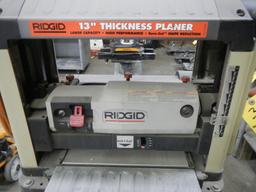 RIDGID PLANER  ON STAND, 13"