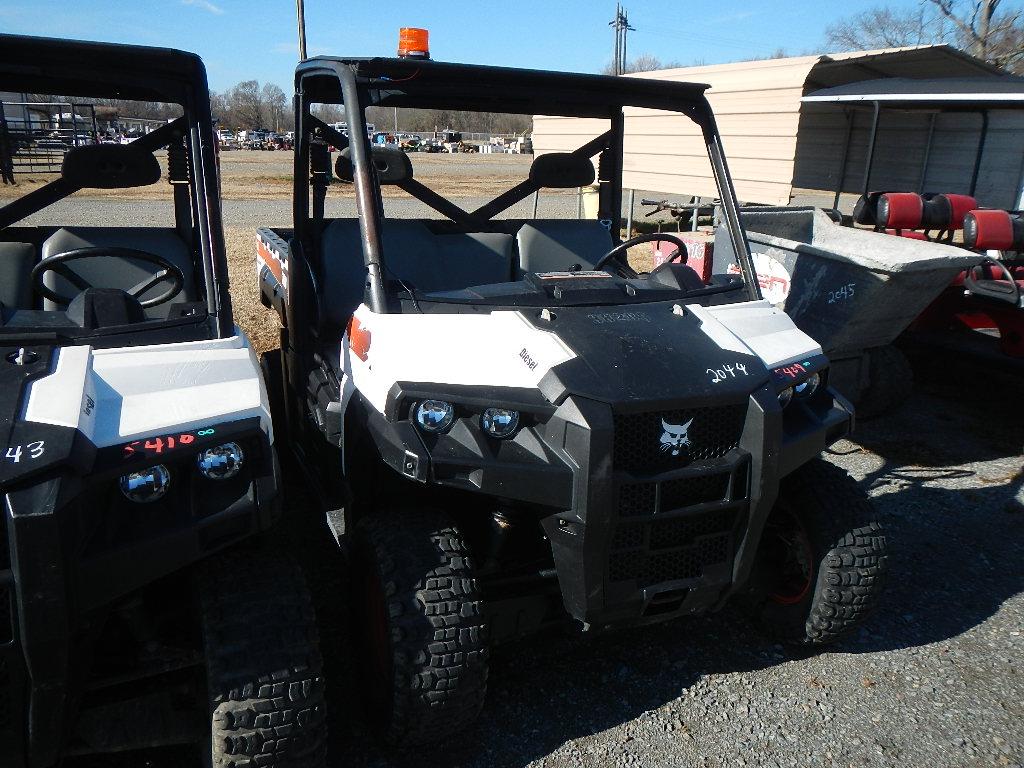 BOBCAT 3600 SIDE BY SIDE ATV, 881 hrs,  4X4, YANMAR DIESEL, OROPS, MANUAL D