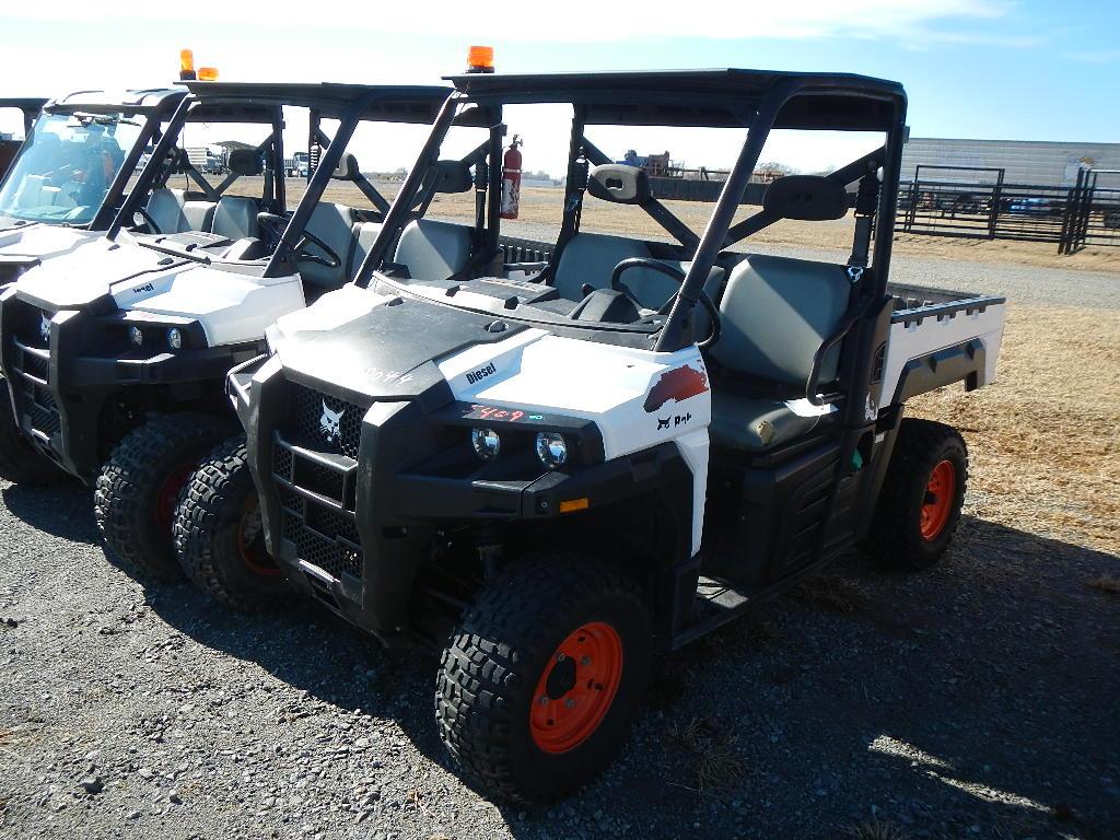 BOBCAT 3600 SIDE BY SIDE ATV, 881 hrs,  4X4, YANMAR DIESEL, OROPS, MANUAL D