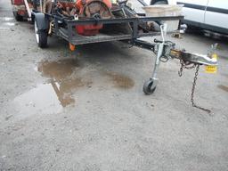 TERRY-ON UTILITY TRAILER,  5X8, SINGLE AXLE, RAMP GATE,