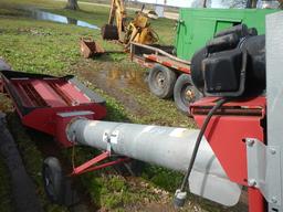 HUTCHINSON UNLOADING AUGER,  ELECTRIC MOTOR