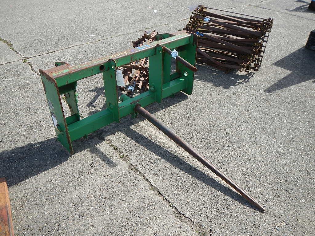 JOHN DEERE FRONT END LOADER HAY FORKS