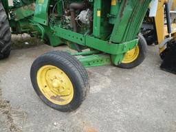 JOHN DEERE 2010 WHEEL TRACTOR  3PT, 540PTO, 1 REMOTE, DIESEL ENGINE, S# PU2