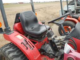 MAHINDRA 2015HFC WHEEL TRACTOR  OPEN ROPS, 3 CYLINDER DEISEL ENGINE, 3PT HI