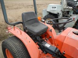 KUBOTA B7200 WHEEL TRACTOR  DIESEL, 3 PT, 540 PTO, ROPS S# B7200E10104