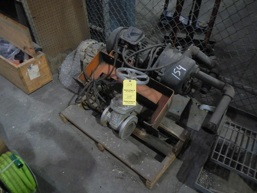 (1) 5 HP MOTOR,(1) 10 HP MOTOR AND WATER SHUTOFF VALVE   LOAD OUT FEE: $5.0