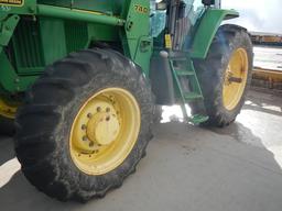 JOHN DEERE 7210 WHEEL TRACTOR,  4X4, CAB, AC, HEAT, 3 POINT, REMOTE HYDRAUL