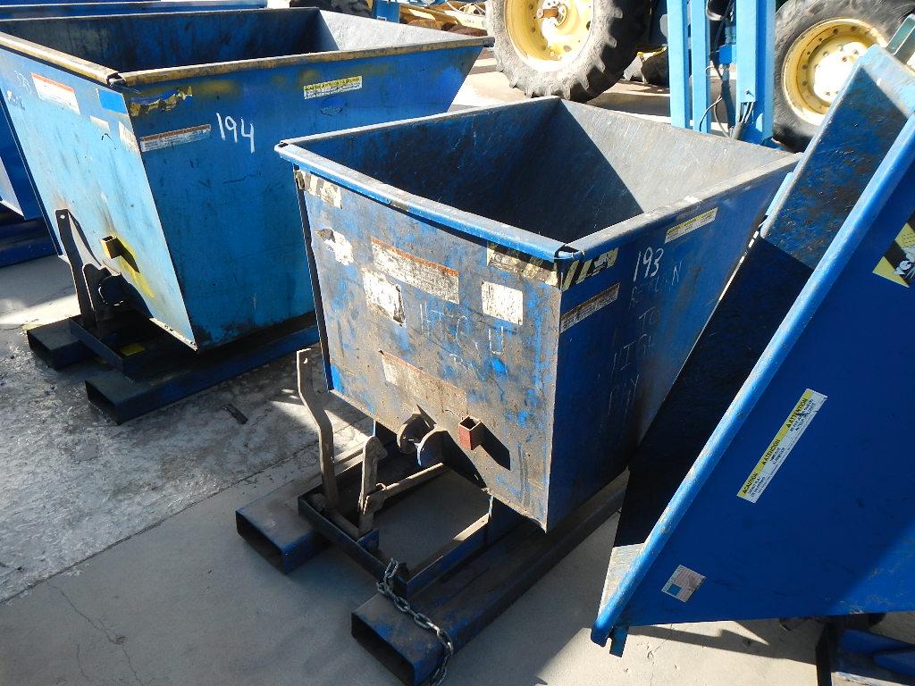 VESTIL FORKLIFT DUMPSTER   LOAD OUT FEE: $5.00