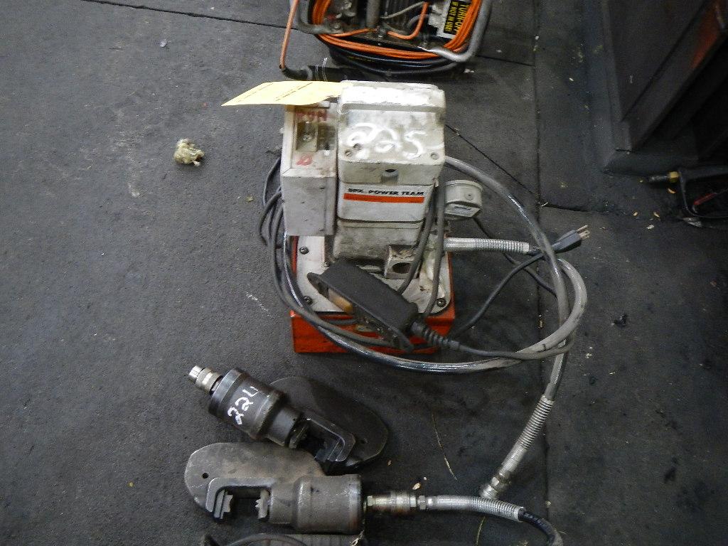 POWERTEAM PORTABLE HYDRAULIC POWER PACK   LOAD OUT FEE: $5.00