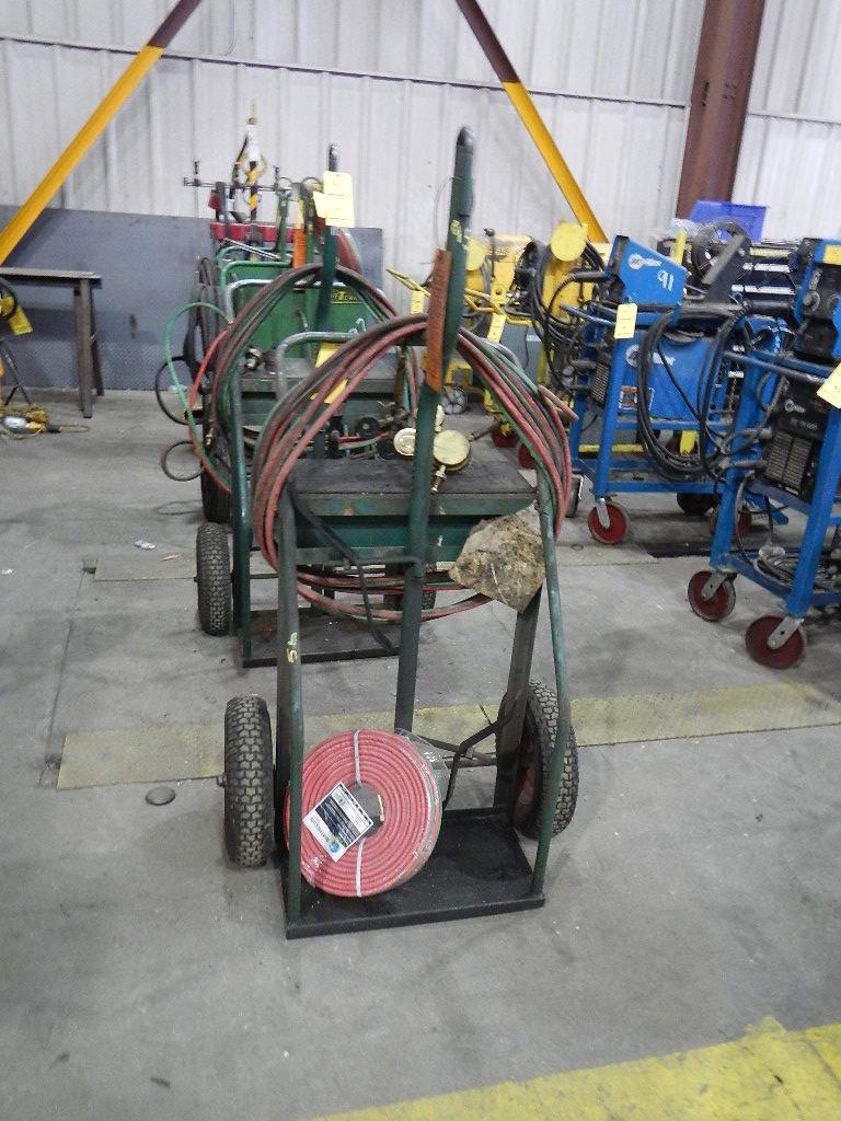 TORCH CART WITH TORCH & HOSES   LOAD OUT FEE: $5.00