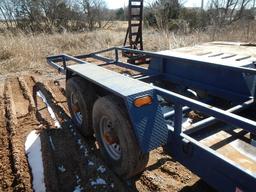 2011 SHOP BUILT BLT PIPE TRAILER,  TANDEM AXLE, SINGLE TIRE S# 20110125731A