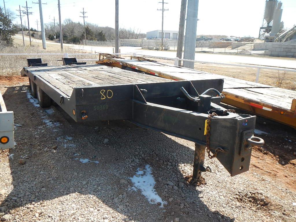 1994 INTERNATIONAL 24' TRAILER,  PINTLE HITCH, TANDEM AXLE WITH DUALS, RAMP