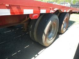 1980 W & W TRAILER,  GOOSENECK, 28', TANDEM AXLE, DUAL WHEEL, 4' UPPER DECK