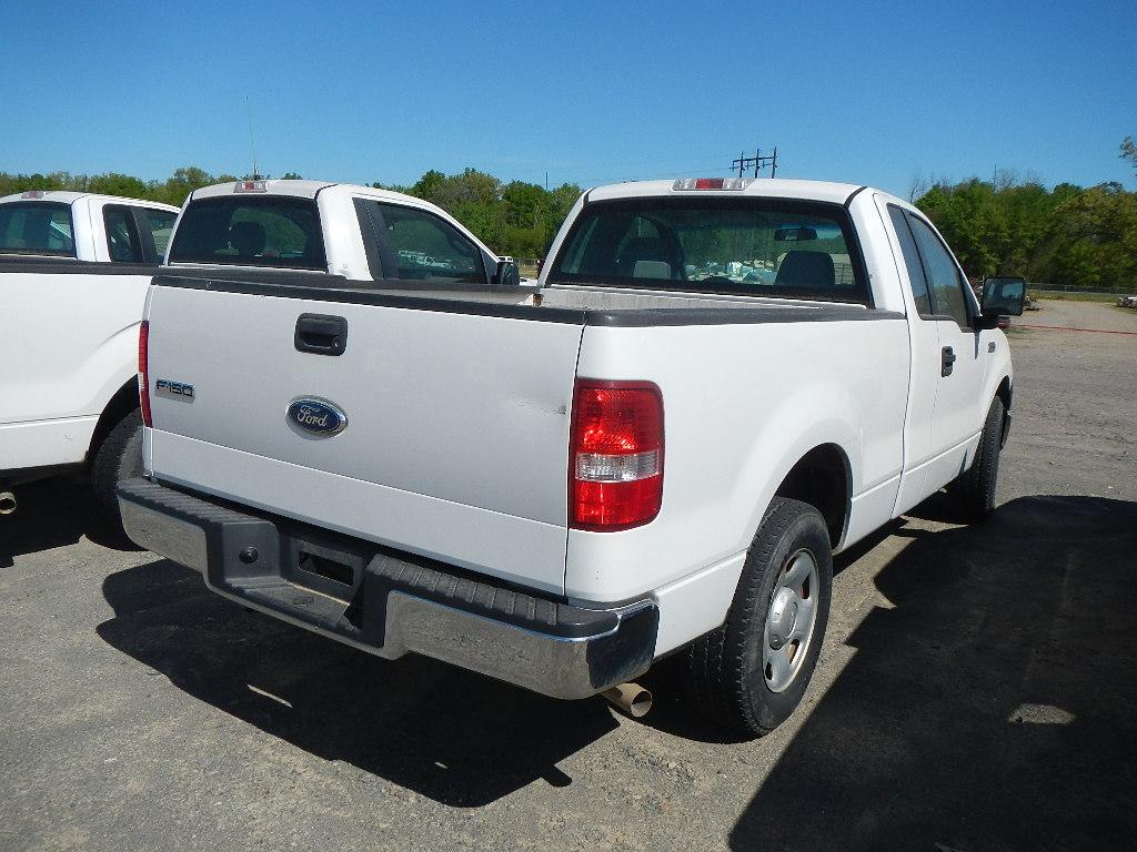 2008 FORD F150 PICKUP, 100728  V8 GAS, AT, PS, AC S# 1FTRF12W98KD60154 C# 5