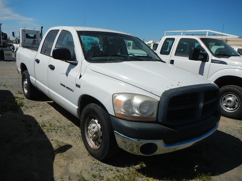 2006 DODGE RAM 2500 PICKUP, 221K+  EXTENDED CAB, V8 GAS, AT, PS, AC S# 3D7K