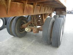 1985 LUFKIN TD25 END DUMP TRAILER,  22', TANDEM AXLE, CENTER POINT SUSPENSI