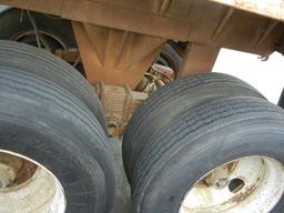 1985 LUFKIN TD25 END DUMP TRAILER,  22', TANDEM AXLE, CENTER POINT SUSPENSI