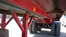 2006 HILBILT 26 1/4 HD MN END DUMP TRAILER,  STEEL, ROUND BOTTOM, TANDEM AX