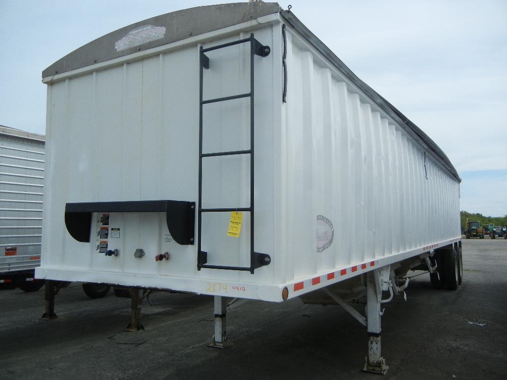 2015 CTS GRAIN HOPPER BOTTOM TRAILER,  40', TANDEM AXLE ON SPRING SUSPENSIO