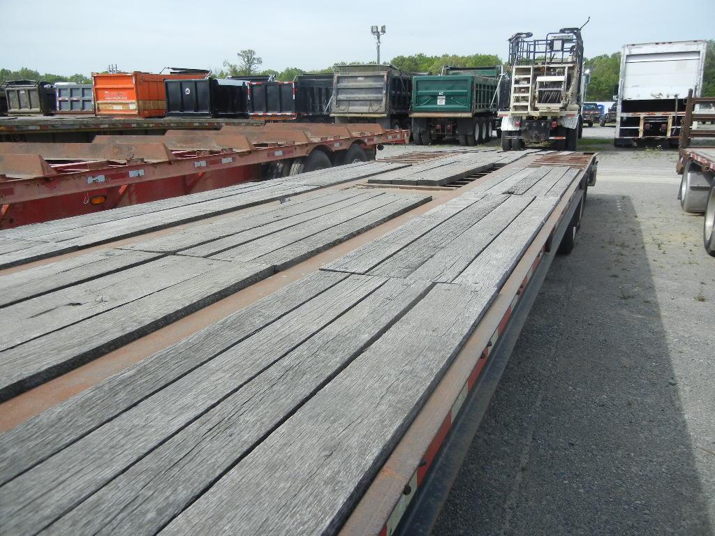 2000 LEDWELL STEP DECK TRAILER,  48X102, HYDRAULIC TAIL, 10' TOP DECK, TAND