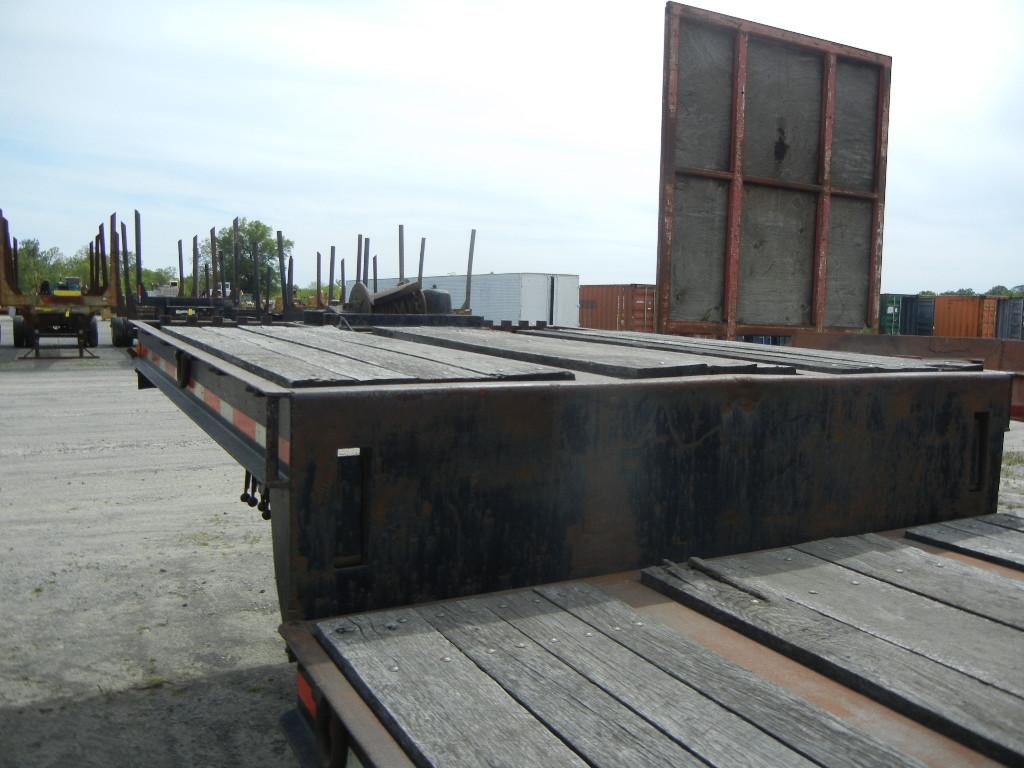 2000 LEDWELL STEP DECK TRAILER,  48X102, HYDRAULIC TAIL, 10' TOP DECK, TAND