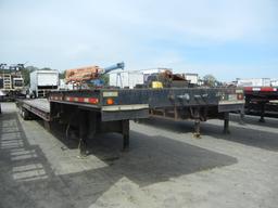 2000 LEDWELL STEP DECK TRAILER,  48X102, HYDRAULIC TAIL, 10' TOP DECK, TAND