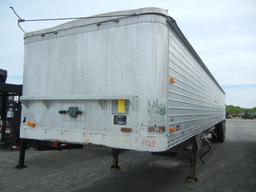 1986 TIMPTE SUPER HOPPER GRAIN TRAILER,  42', TANDEM AXLE, SPRING SUSPENSIO