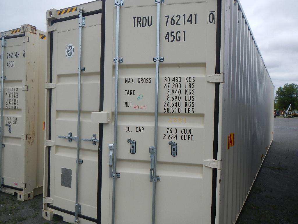 2018 HIGH CUBE 40' CONTAINER  DOUBLE DOORS ON BOTH ENDS S# 762141