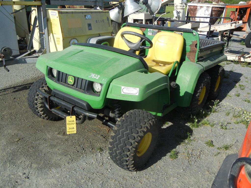 JOHN DEERE GATOR ATV,  6-WHEEL, GAS S# 003607